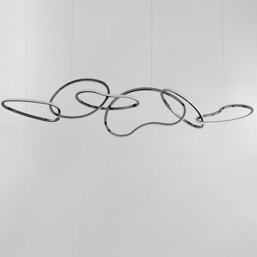 ET2 Unity 6-Light LED Pendant Black Chrome