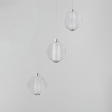 ET2 Rhythm 3-Light LED Pendant Polished Chrome