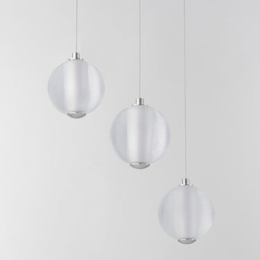 ET2 Rhythm 3-Light LED Pendant Polished Chrome