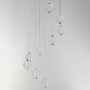 ET2 Rhythm 9-Light LED Pendant Gold