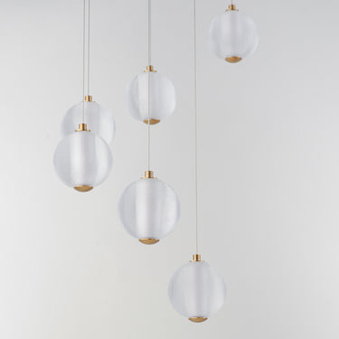 ET2 Rhythm 9-Light LED Pendant Gold