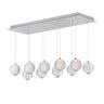 ET2 Rhythm 10-Light LED Pendant Polished Chrome