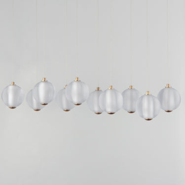 ET2 Rhythm 10-Light LED Pendant Gold