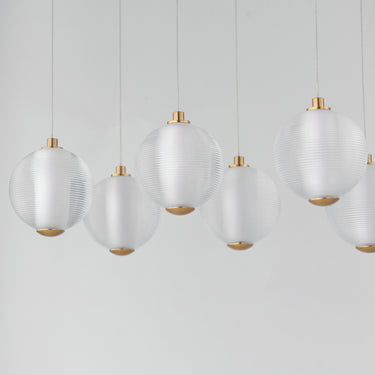 ET2 Rhythm 10-Light LED Pendant Gold