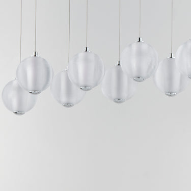 ET2 Rhythm 10-Light LED Pendant Polished Chrome