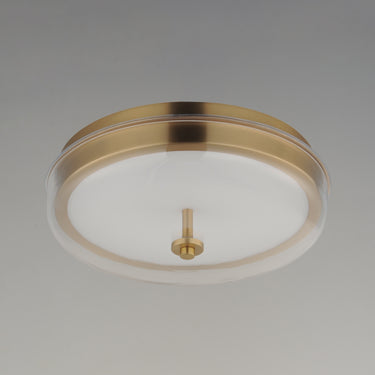 ET2 Voto LED Flush Mount Natural Aged Brass