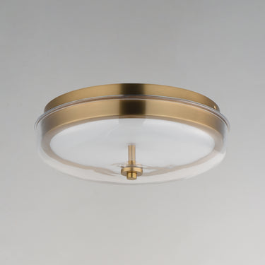 ET2 Voto LED Flush Mount Natural Aged Brass