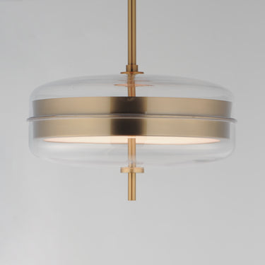 ET2 Voto 2-Light LED Pendant Natural Aged Brass