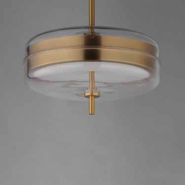 ET2 Voto 2-Light LED Pendant Natural Aged Brass