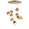 ET2 Ice Cube 9-Light LED Pendant French Gold