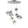 ET2 Ice Cube 9-Light LED Pendant Polished Chrome