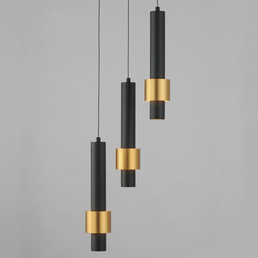 ET2 Reveal 3-Light LED Pendant Black/Gold