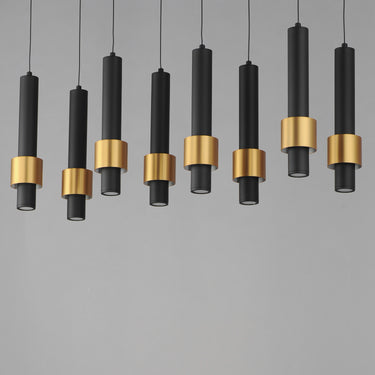 ET2 Reveal 8-Light LED Pendant Black/Gold