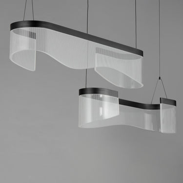 ET2 Sonata 2-Light Linear LED Pendant Black