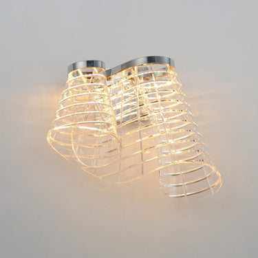 ET2 Tartan LED Wall Sconce Polished Chrome