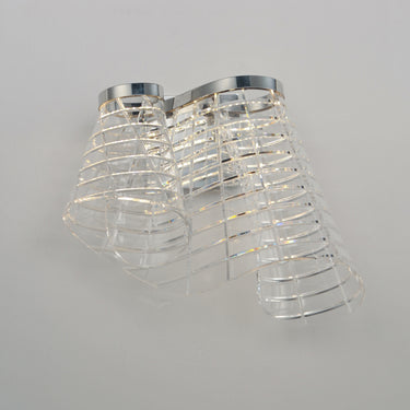 ET2 Tartan LED Wall Sconce Polished Chrome