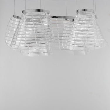 ET2 Tartan 3-Light LED Pendant Polished Chrome