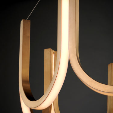 ET2 You LED Pendant Brushed Champagne