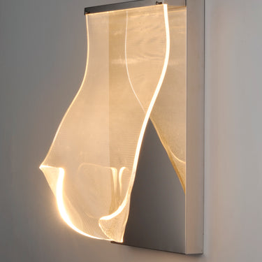 ET2 Rinkle LED Wall Sconce Polished Chrome