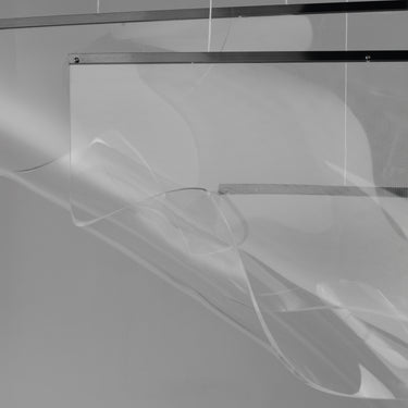 ET2 Rinkle 3-Light Linear LED Pendant Brushed Gunmetal