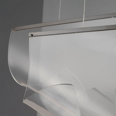 ET2 Rinkle 3-Light Linear LED Pendant Brushed Gunmetal