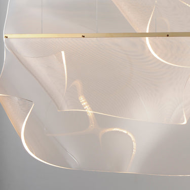 ET2 Rinkle 3-Light Linear LED Pendant French Gold