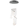 ET2 Rinkle 3-Light LED Multi Pendant Brushed Gunmetal