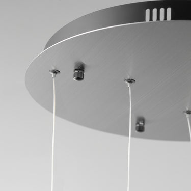 ET2 Rinkle 3-Light LED Multi Pendant Brushed Gunmetal