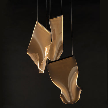 ET2 Rinkle 3-Light LED Multi Pendant Polished Chrome