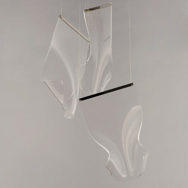 ET2 Rinkle 3-Light LED Multi Pendant Polished Chrome