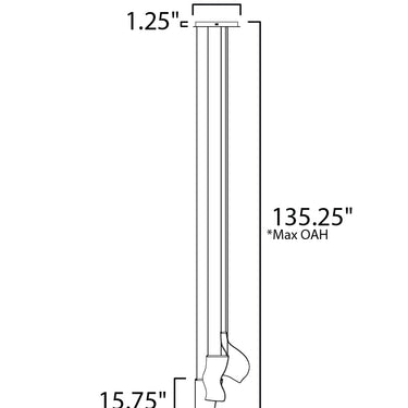 ET2 Rinkle 3-Light LED Multi Pendant Polished Chrome