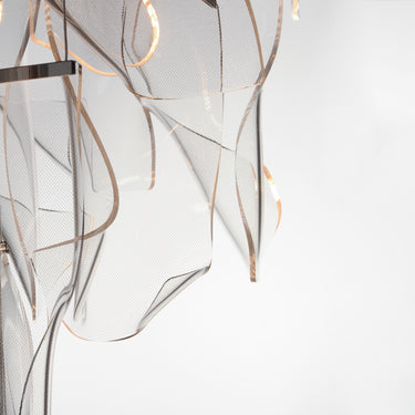 ET2 Rinkle 6-Light LED Multi Pendant Brushed Gunmetal
