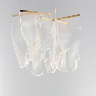 ET2 Rinkle 6-Light LED Multi Pendant French Gold