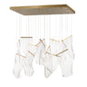 ET2 Rinkle 13-Light Rectalinear LED Pendant French Gold