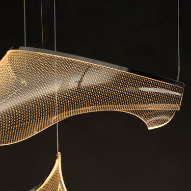 ET2 Rinkle Modular 2-Light LED Pendant Brushed Gunmetal