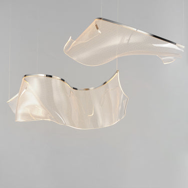 ET2 Rinkle Modular 2-Light LED Pendant Polished Chrome