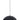 ET2 Hemisphere 24" LED Pendant Gloss Black/Aluminum