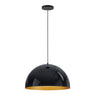 ET2 Hemisphere 24" LED Pendant Gloss Black/Gold