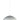 ET2 Hemisphere 24" LED Pendant Gloss White/Aluminum