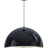 ET2 Hemisphere 31" LED Pendant Gloss Black/Aluminum