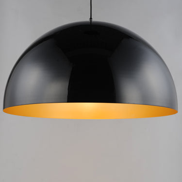 ET2 Hemisphere 31" LED Pendant Gloss Black/Gold