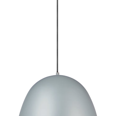 ET2 Fungo dome pendant, 16 in Dark Gray / Coffee, front view