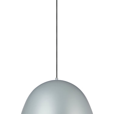 ET2 Fungo dome pendant, 24 in Dark Gray / Coffee, front view