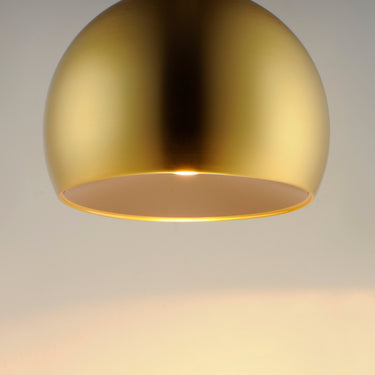 ET2 Palla 16" LED Pendant Satin Brass/Coffee