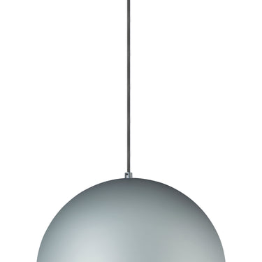 ET2 Palla dome pendant, 20 in Dark Gray / Coffee, front view