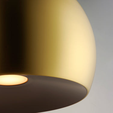 ET2 Palla 20" LED Pendant Satin Brass/Coffee