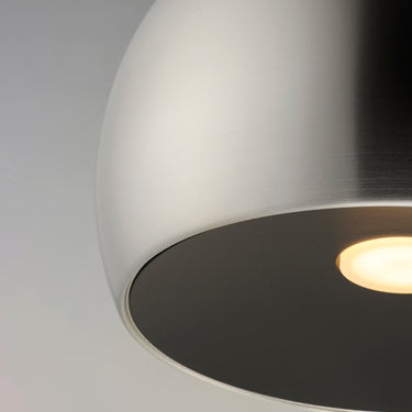 ET2 Palla 20" LED Pendant Satin Nickel/Black