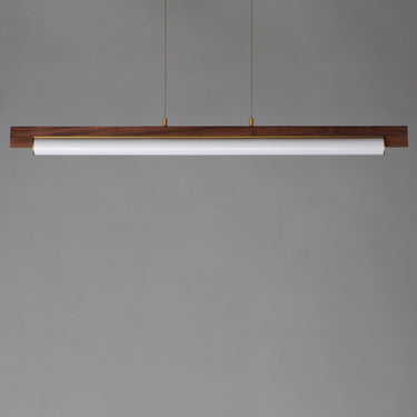 ET2 Joist 45" LED Horizontal Pendant Whit Alabaster/Natural Aged Brass
