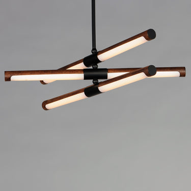 ET2 Rollo 6-Light LED Pendant Antique Pecan/Black
