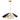 ET2 Carmen 32" LED Pendant Black/Gold